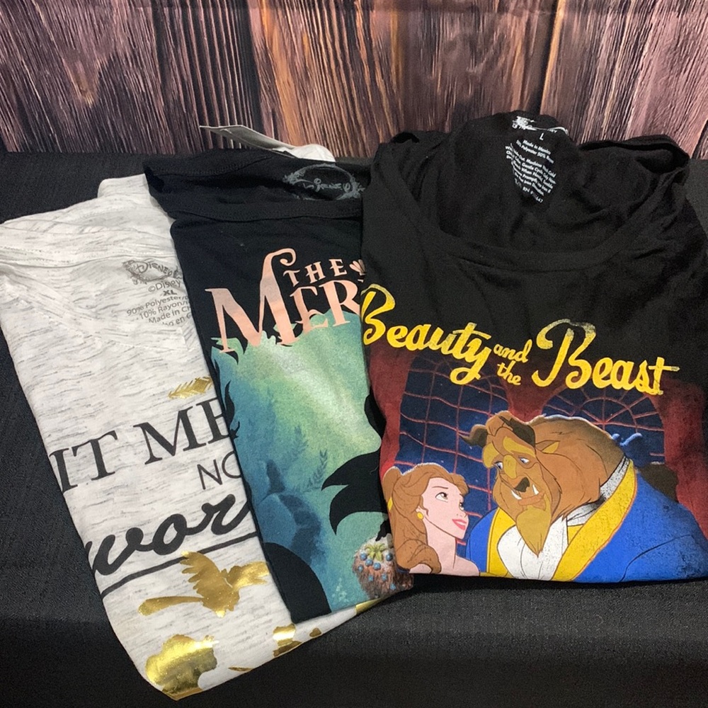 Lot of 3 Disney Shirts